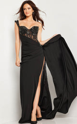 3 of 7 Jovani 37094 Black