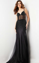 2 of 4 Jovani 37202 Black