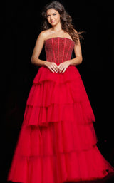 1 of 3 Jovani 37210 Red