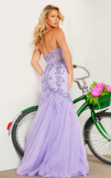 5 of 5 Jovani 37249 Lilac