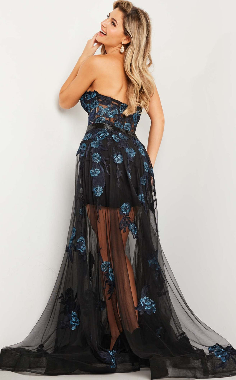 Jovani 37256 Black/Navy