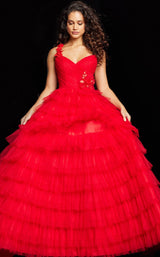 2 of 7 Jovani 37274 Red
