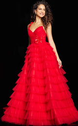 3 of 7 Jovani 37274 Red