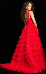 7 of 7 Jovani 37274 Red