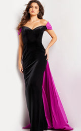 1 of 4 Jovani 37375 Black