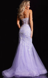 4 of 4 Jovani 37414 Lilac