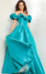 2 of 4 Jovani 37476 Aqua