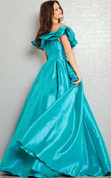 4 of 4 Jovani 37476 Aqua