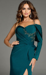 3 of 4 Jovani 37566 Dark-Green