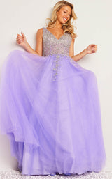 7 of 8 Jovani 37589 Lilac