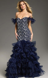 1 of 3 Jovani 38115 Navy