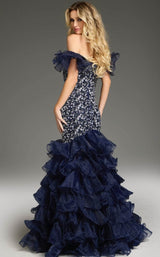 3 of 3 Jovani 38115 Navy