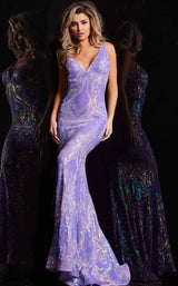 1 of 5 Jovani 38148 Lilac