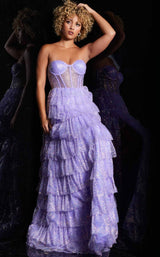 1 of 10 Jovani 38165 Lilac