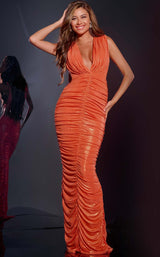 1 of 2 Jovani 38238 Orange