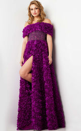 3 of 4 Jovani 38318 Purple
