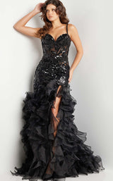 3 of 4 Jovani 38358 Black