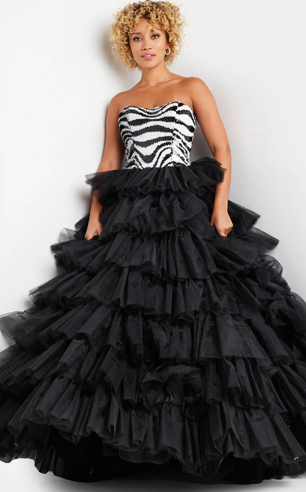 Jovani 38360 Black/White