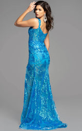 2 of 5 Jovani 38462 Turquoise