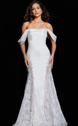 1 of 4 Jovani 38501 Ivory