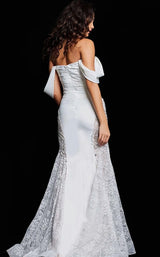 4 of 4 Jovani 38501 Ivory