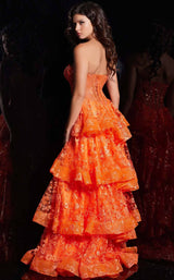 2 of 2 Jovani 38528 Orange