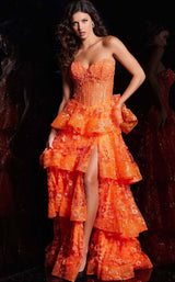 1 of 2 Jovani 38528 Orange