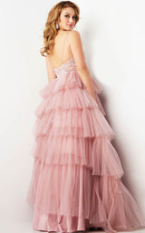 4 of 4 Jovani 38577 Dusty Pink