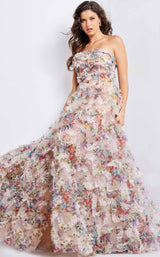 2 of 4 Jovani 38650 Multi