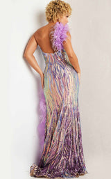 3 of 3 Jovani 38678 Lilac Purple