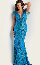 1 of 4 Jovani 38758 Royal