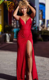 2 of 4 Jovani 38817 Red