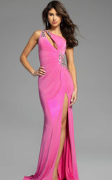 1 of 4 Jovani 38990 Hot-Pink