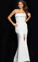 1 of 4 Jovani 39244 White