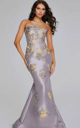 5 of 6 Jovani 39261 Taupe