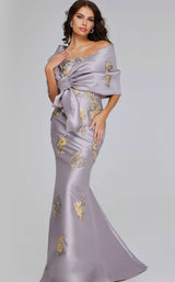 6 of 6 Jovani 39261 Taupe