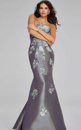 2 of 6 Jovani 39261 Dark-Grey