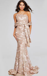 1 of 4 Jovani 39267 Champagne