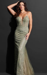 1 of 3 Jovani 39292 Olive