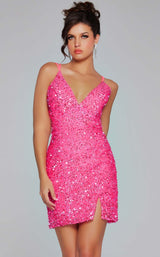2 of 6 Jovani 39630 Hot-Pink