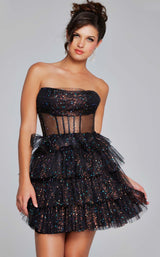3 of 6 Jovani 39666 Black