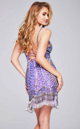 5 of 8 Jovani 39706 Lilac