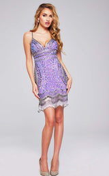1 of 8 Jovani 39706 Lilac