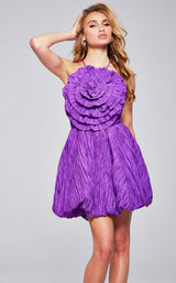 2 of 4 Jovani 39741 Purple