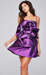2 of 4 Jovani 39749 Purple