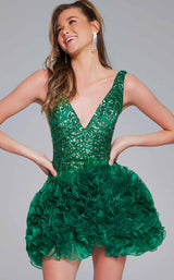 1 of 9 Jovani 39931 Emerald