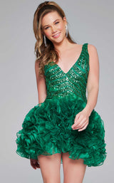 4 of 9 Jovani 39931 Emerald