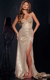 2 of 3 Jovani 40058 Gold