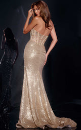 3 of 3 Jovani 40058 Gold