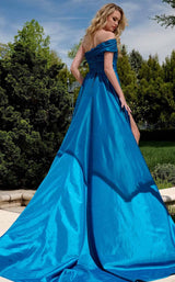 3 of 3 Jovani 40128 Teal